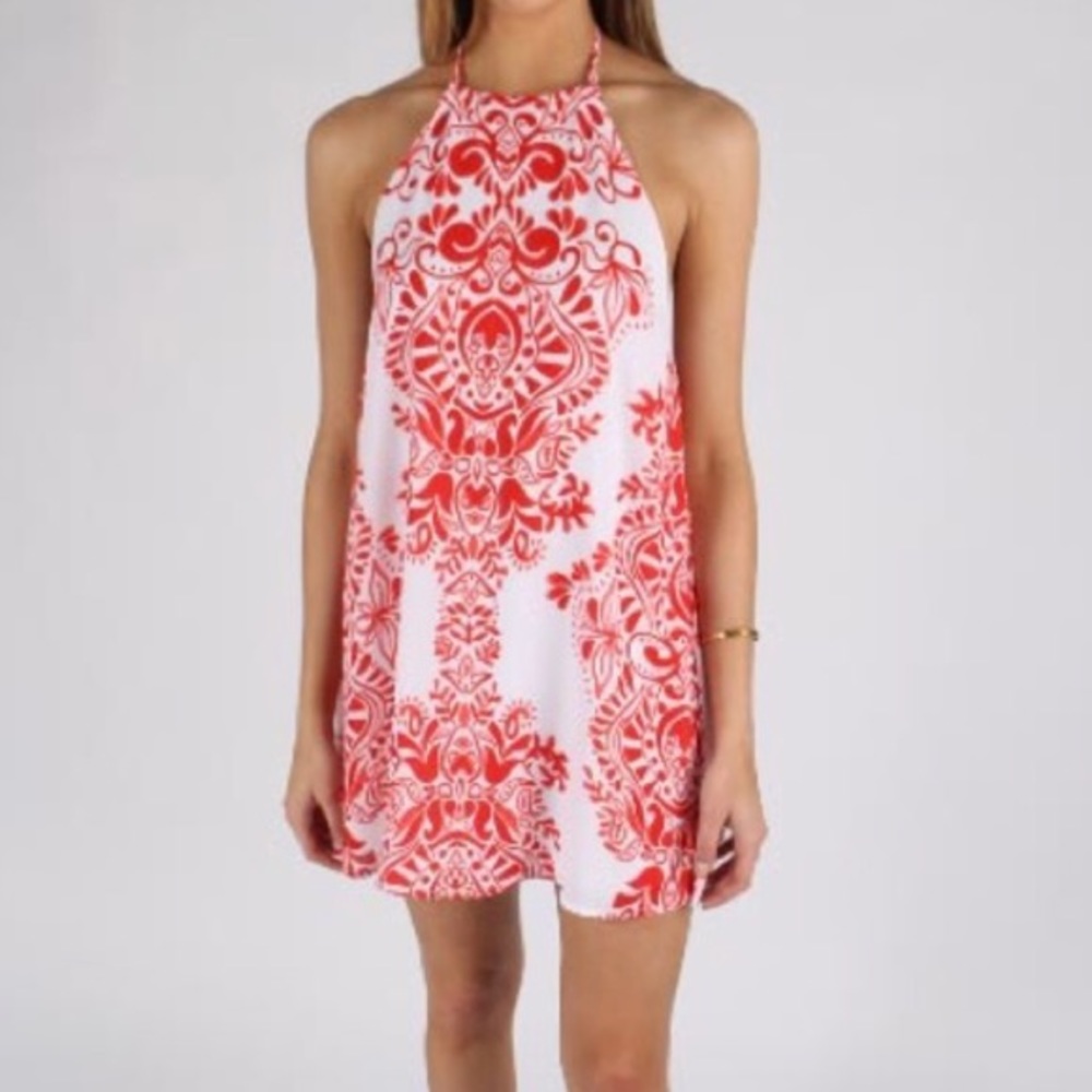 Show Me Your Mumu Katy Halter Dress - Casa Love